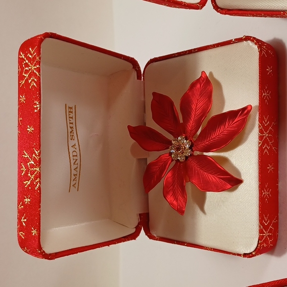 Christmas Brooches, Lot of 3 - Picture 3 of 8